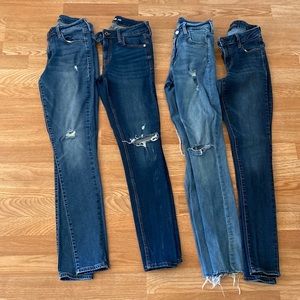 4 pairs of skinny jeans bundle!